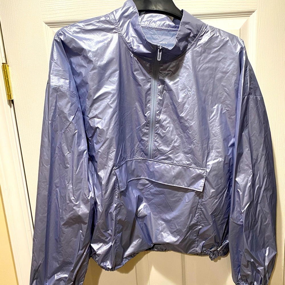 Under Armour Periwinkle Metallic Windbreaker